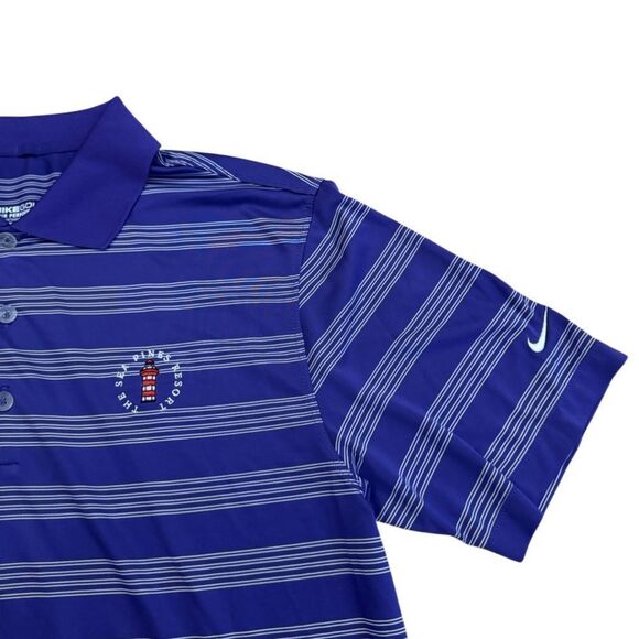 Nike Golf Men's Sea Pines Harbour Town HHI, SC Performance Polo in Purple Medium - Picture 3 of 6